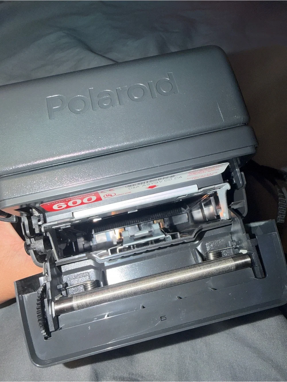 Vintage Polaroid Dark Gray Instant Camera